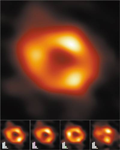 人类成功获得银河系中心黑洞首张照片 (图1)