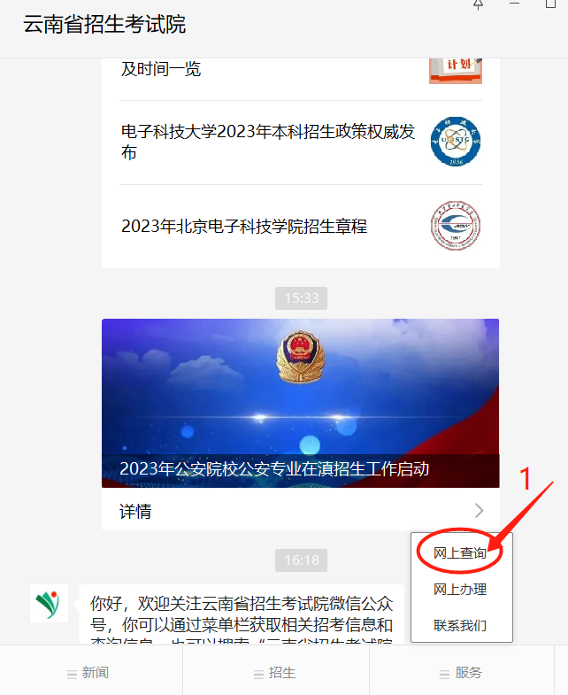 2023年云南高考成绩查询入口www.ynzs.cn/gk-2023-cf-00/web.html(图5)