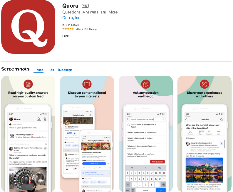 Quora 官网：https://www.quora.com/(图1)